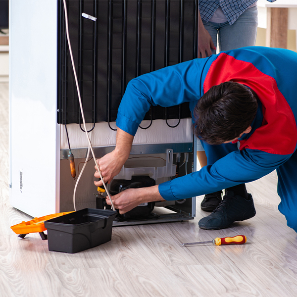 how much do you charge for refrigerator repair services in Orange Cove CA